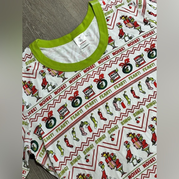 Grinch Hanna Andersson Adult Pajama Top Christmas Long Sleeve Shirt Size XXL - Picture 11 of 16